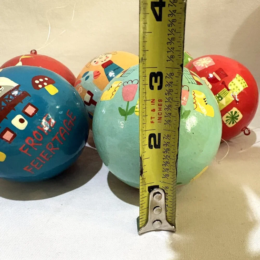Suzy Ultman Around the World Box of 6 Christmas Ornaments by Crate & Barrel 2013